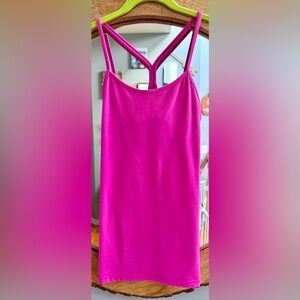 Vibrant Pink Lululemon Power Y Tank